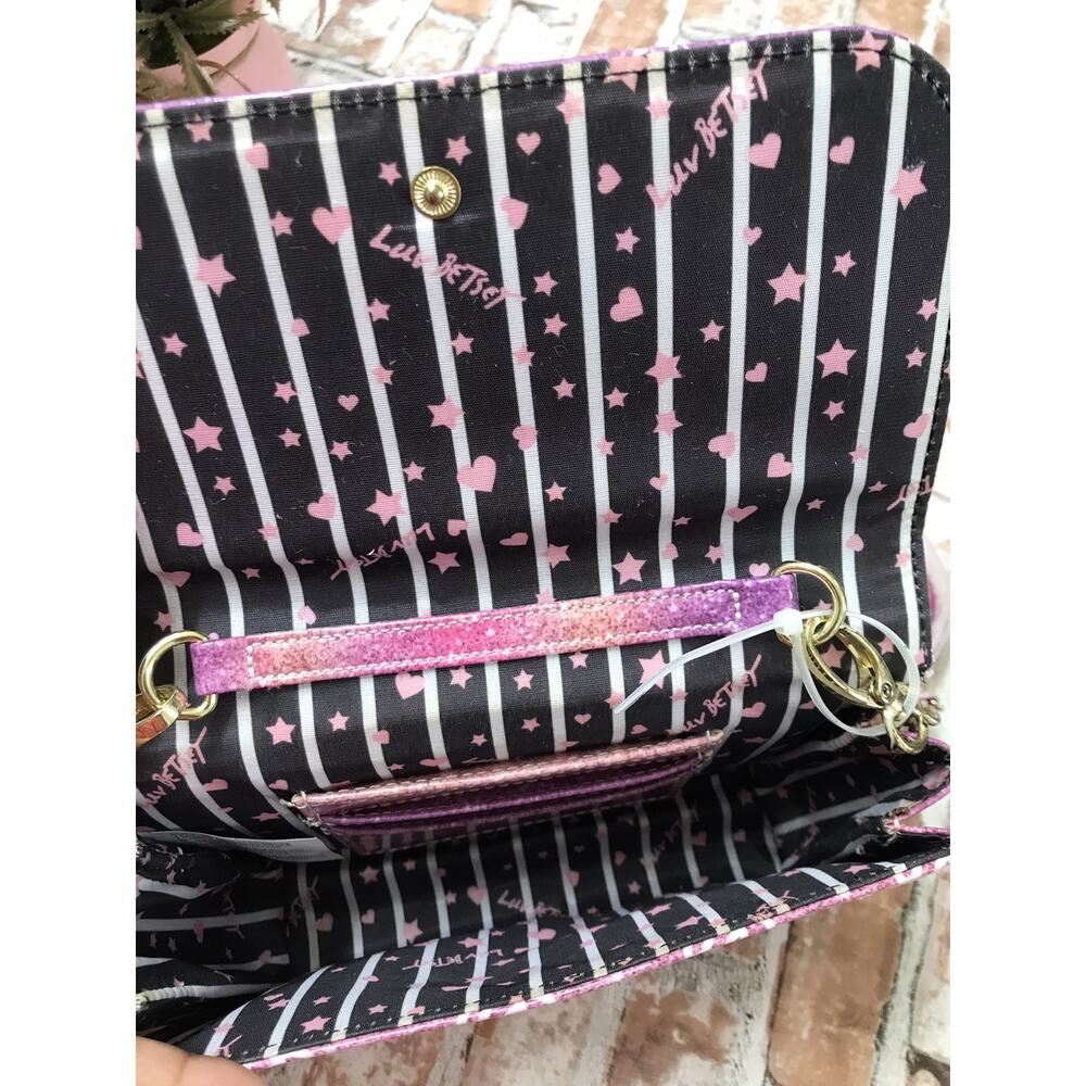 Luv Betsey Johnson Purple Jelly Urban Outfitters Exclusive Crossbody Shoulder - Picture 7 of 7